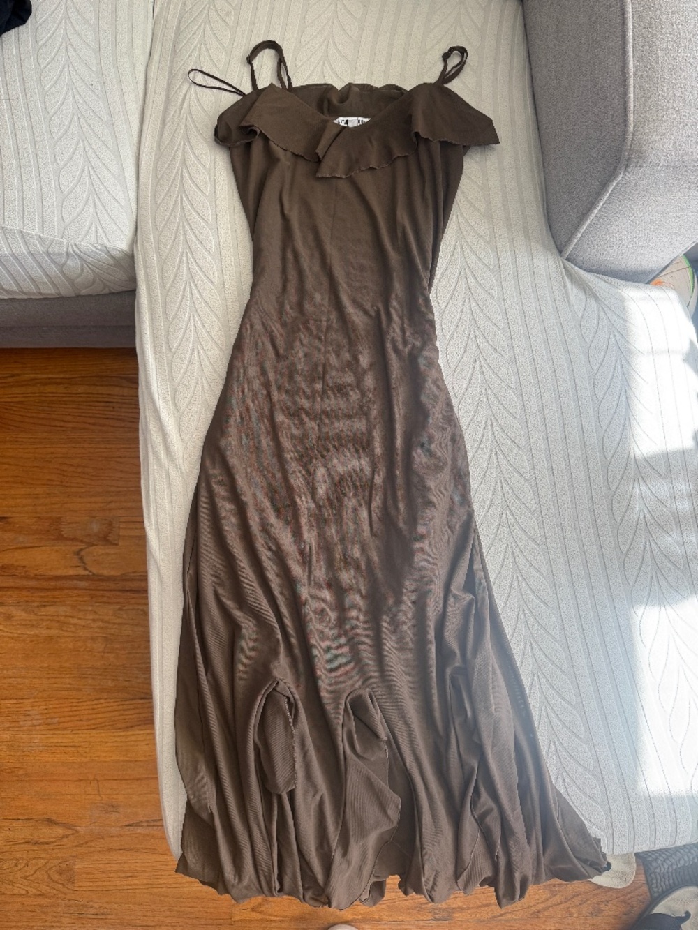 Steve Madden Mariane Mesh Sleeveless Midi Dress (size S)